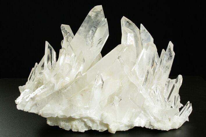 Clear Quartz Crystal Cluster - Colombia #368472